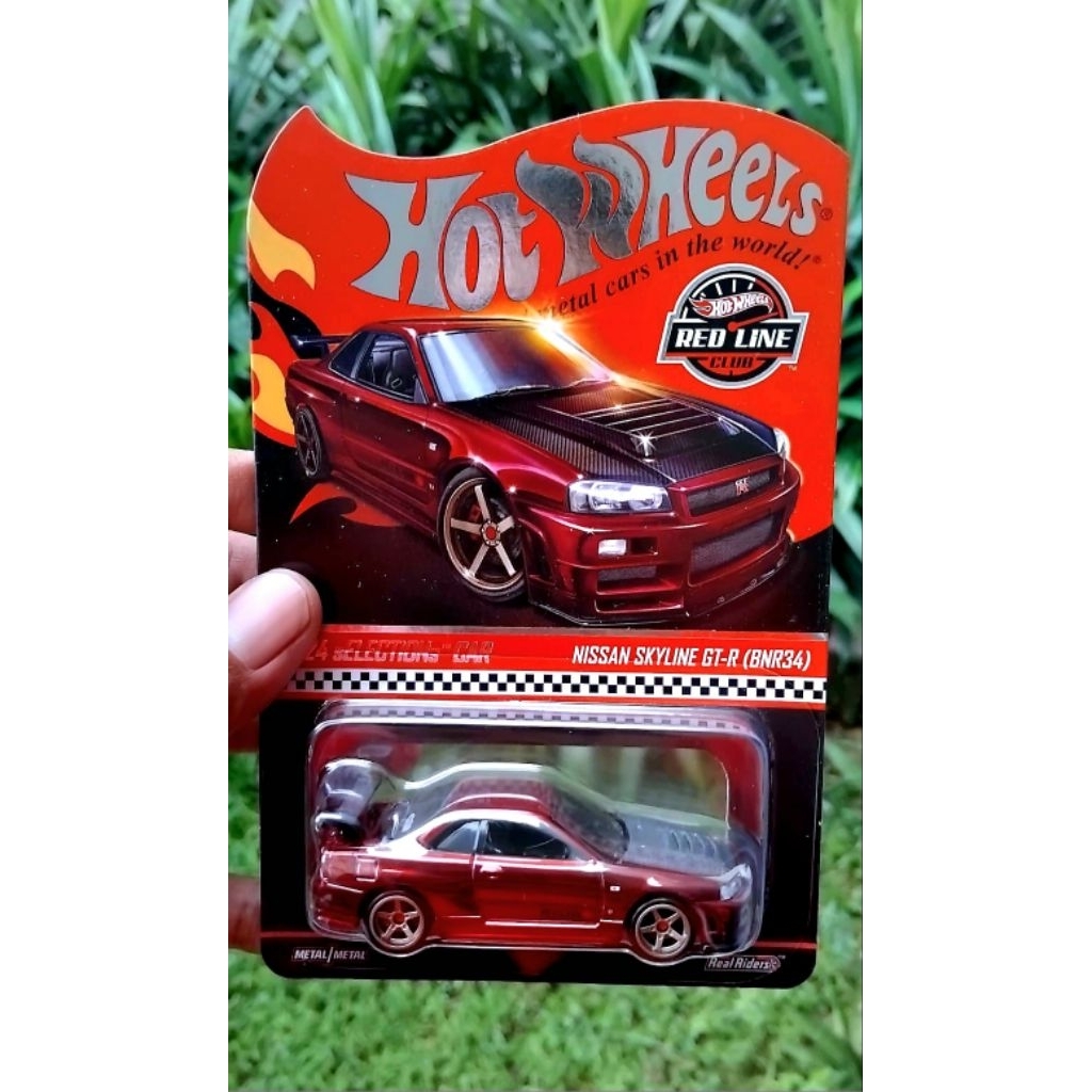 Hot wheels RLC R34 Chrome Red