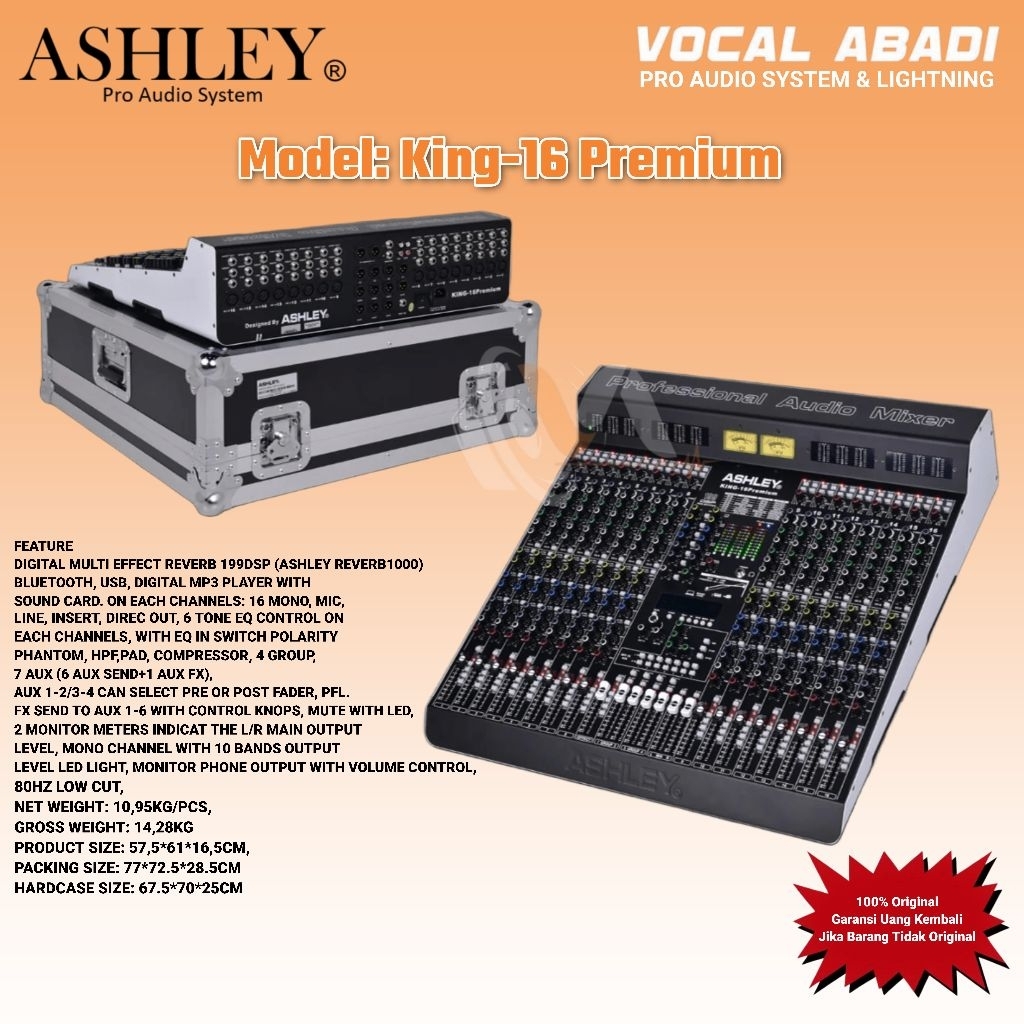 MIXER ASHLEY KING 16 PREMIUM