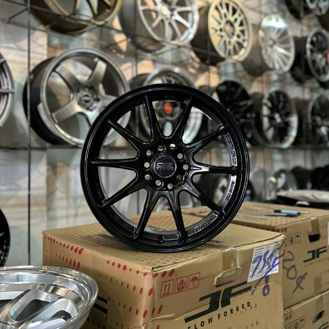 Velg OZ Racing Ring 16 Lebar 7  Pcd 10x100/114.3 Et 38 Warna Matt Black | Velg Mobil