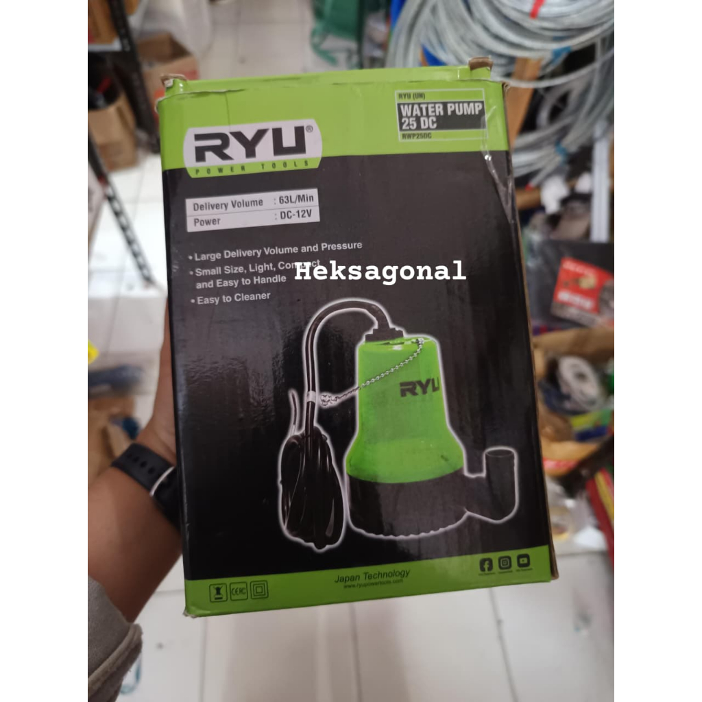 Pompa Air Celup Kolam Air DC 12V Submersible Pump York BPN