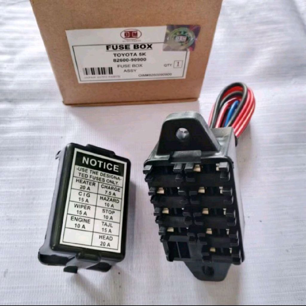 Kotak Sekring / Fuse Box / Rumah Sekring Toyota Kijang Grand / Kijang Super / Kijang Rover / Kijang 