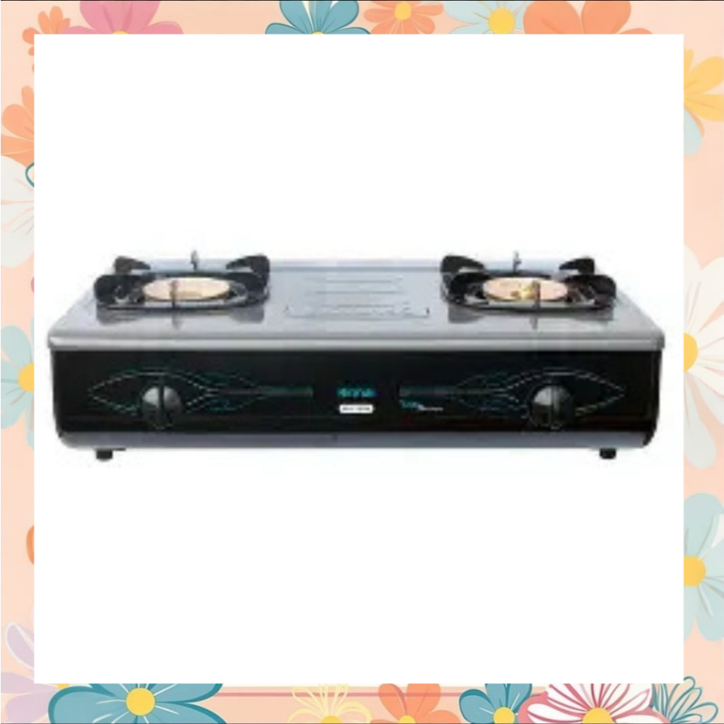 Rinnai RI712TG kompor gas 2 tungku Turbo burner RI 712TG 712 TG kompor api turbo