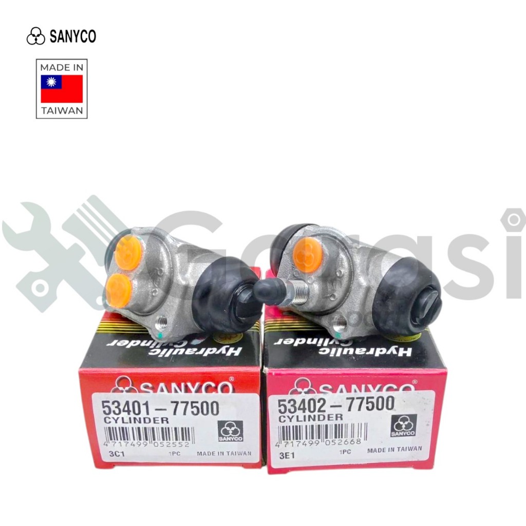 Wheel Cylinder Futura T120SS Karbu Injeksi 53401 53402-77500 Sanyco Master Rem Belakang Bawah Ori