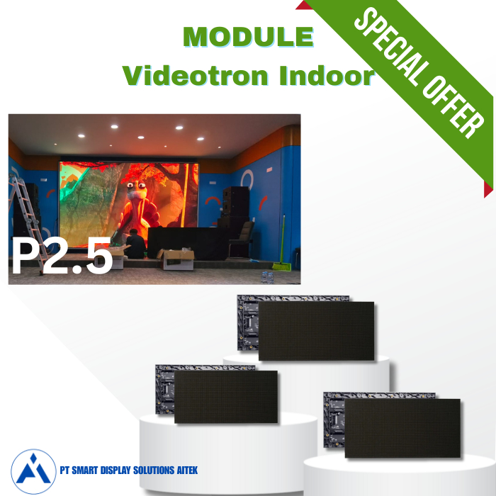 Videotron Indoor P2.5 Murah Harga Per Meter Lengkap Kualitas Terbaik Module Cabinet Hight Quality Ru