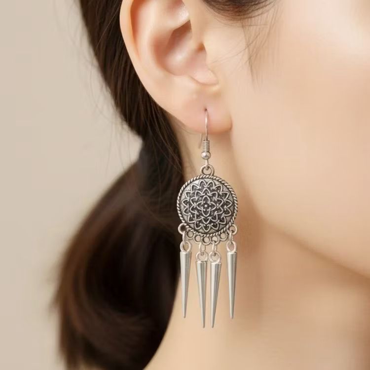 Anting Juntai Retro Anting Etnik Anting Wanita Anting Unik Etnik AT1073