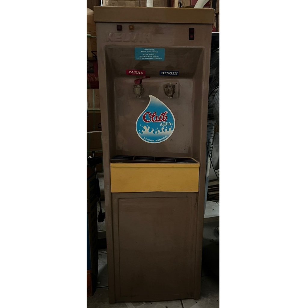 preloved bekas rombeng tidak tahu kondisinya dispenser tinggi air minum bekas tinggi galon atas pana