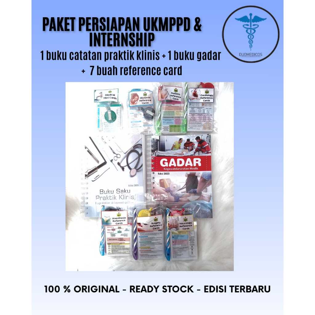 Paket Buku Dokter Persiapan UKMPPD dan Internship / Paket Buku Praktis Dokter Internship