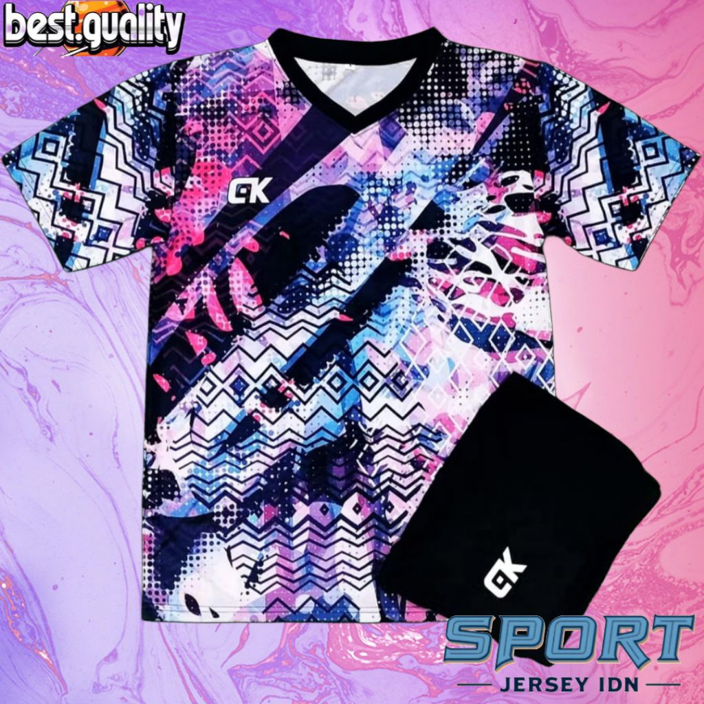 E009 SEPASANG BAJU OLAHRAGA UNTUK REMAJA DAN DEWASA, PRIA DAN WANITA DI KALA SENAM LARI PAGI SORE AT