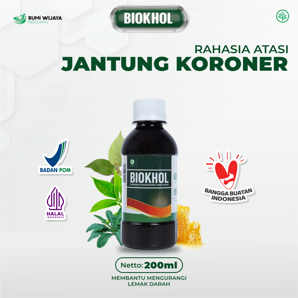Obat Jantung Koroner Madu Herbal Biokhol