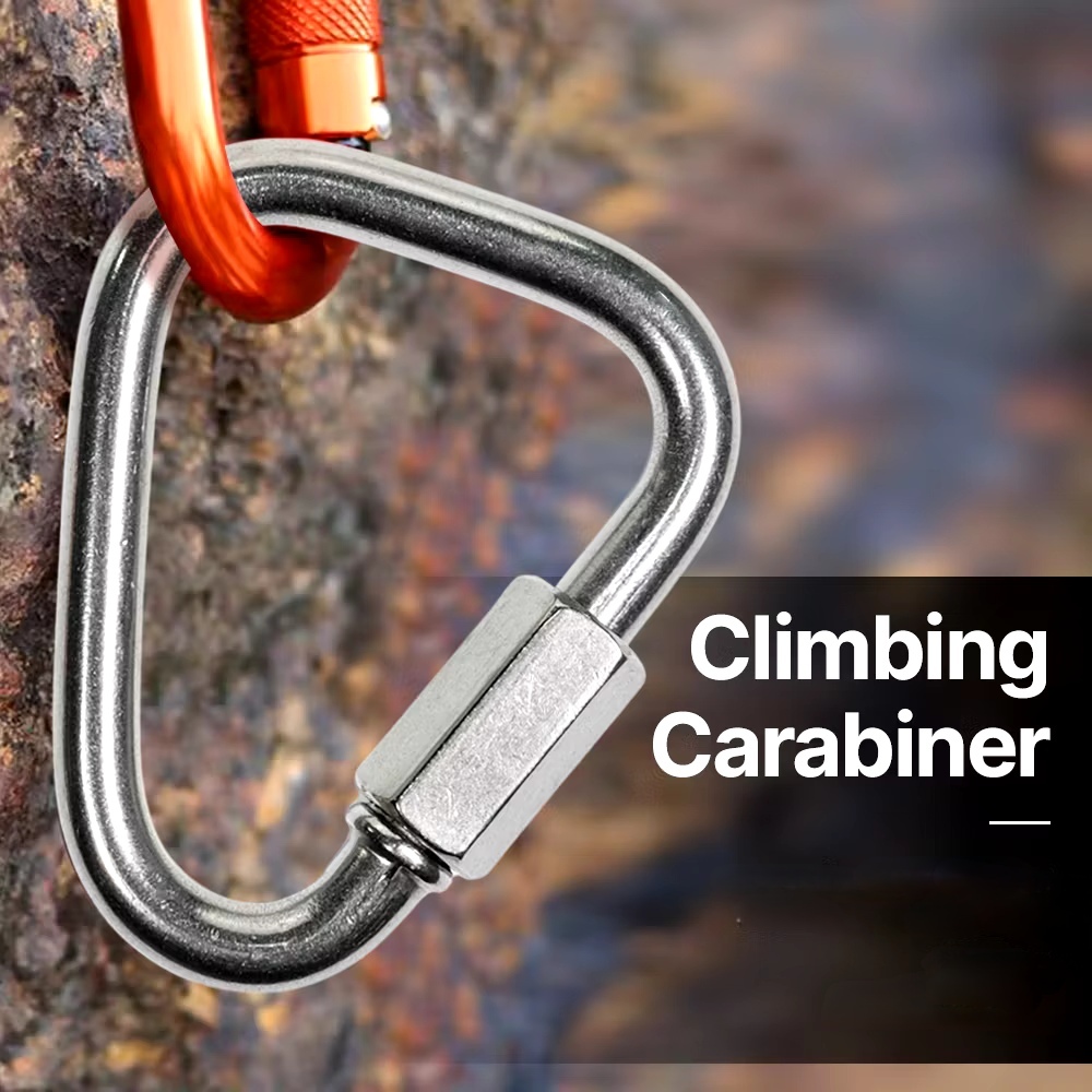Mailon Rapid Delta Segitiga Carabiner Safety Screw Lock