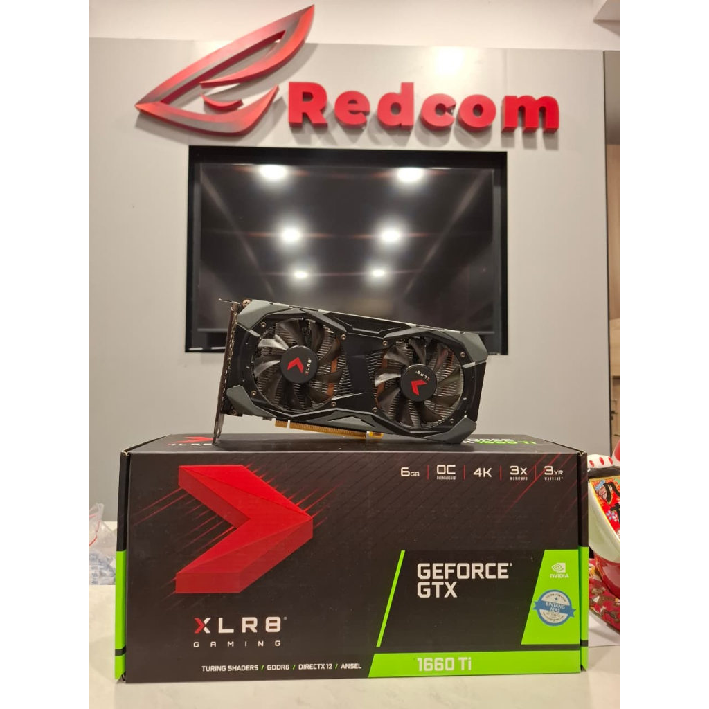 VGA NVIDIA PNY GeForce GTX 1660 Ti XLR8 Gaming OC 6GB GDDR6 - VGA Second 2nd