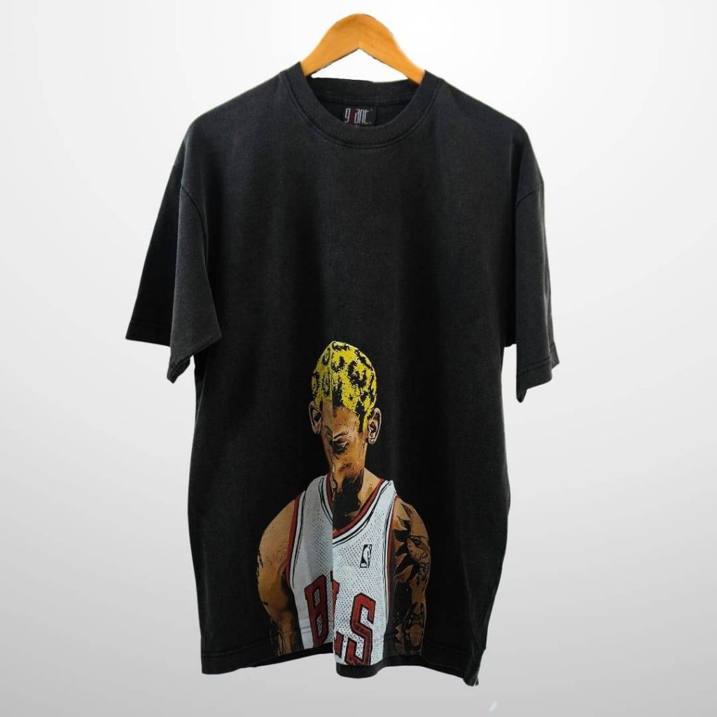 Artsteps Dennis Rodman Bulls Vintage T-shirt