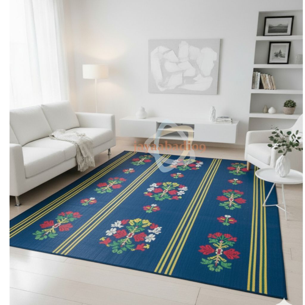 TIKAR PLASTIK JUMBO 3x4 Meter ASLI SINGA LAUT - Tikar Tenun Lipat Super Besar Tebal Awet No. 1