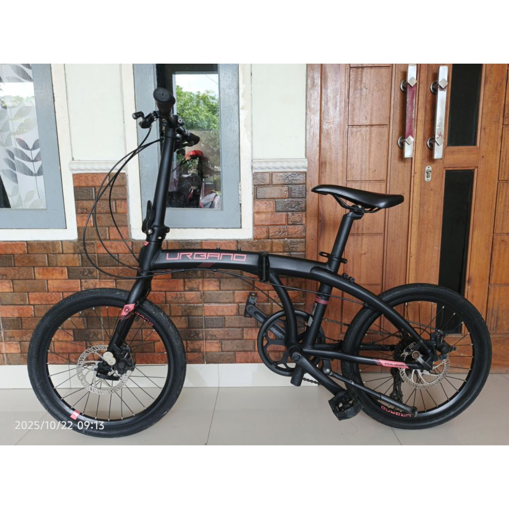 Sepeda lipat polygon Urbano 3.0 scond