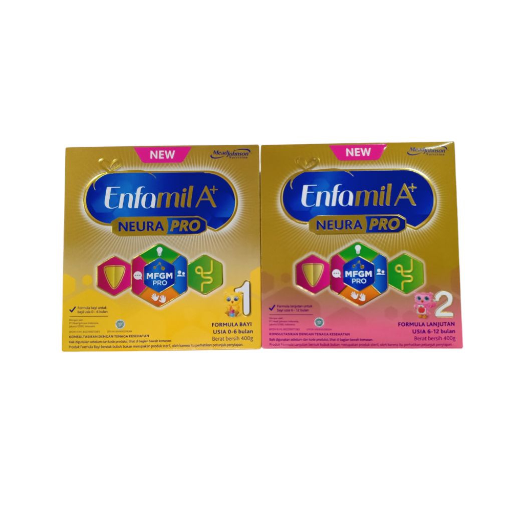 Susu Enfamil Neura Pro A+ 1 Usia 0-6 Bulan 400gr A+ 2 Usia 6-12 Bulan 400gr