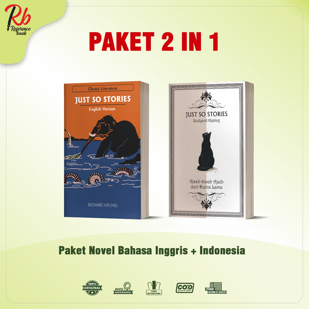 Bundling 2 in 1 Novel Just So Stories, Kisah-Kisah Ajaib dari Dunia Lama by Rudyard Kipling - Bahasa