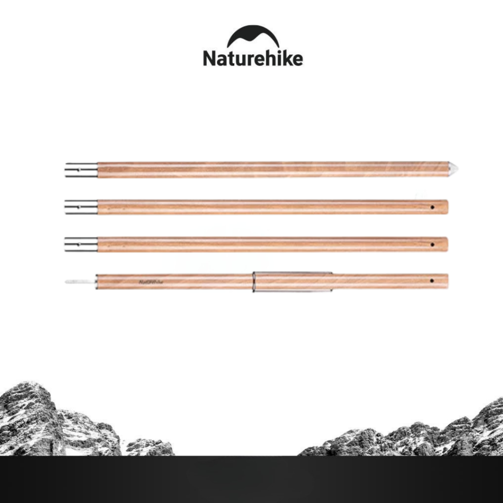 Naturehike NH20PJ048 Tiang Kanopi Anti Karat Panjang 2.8m