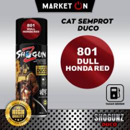Pylox Shogun Z CandyTone 801 Dull Honda Red Cat Duco Candy Merah Doff Finishing Cepat Kering Tahan B