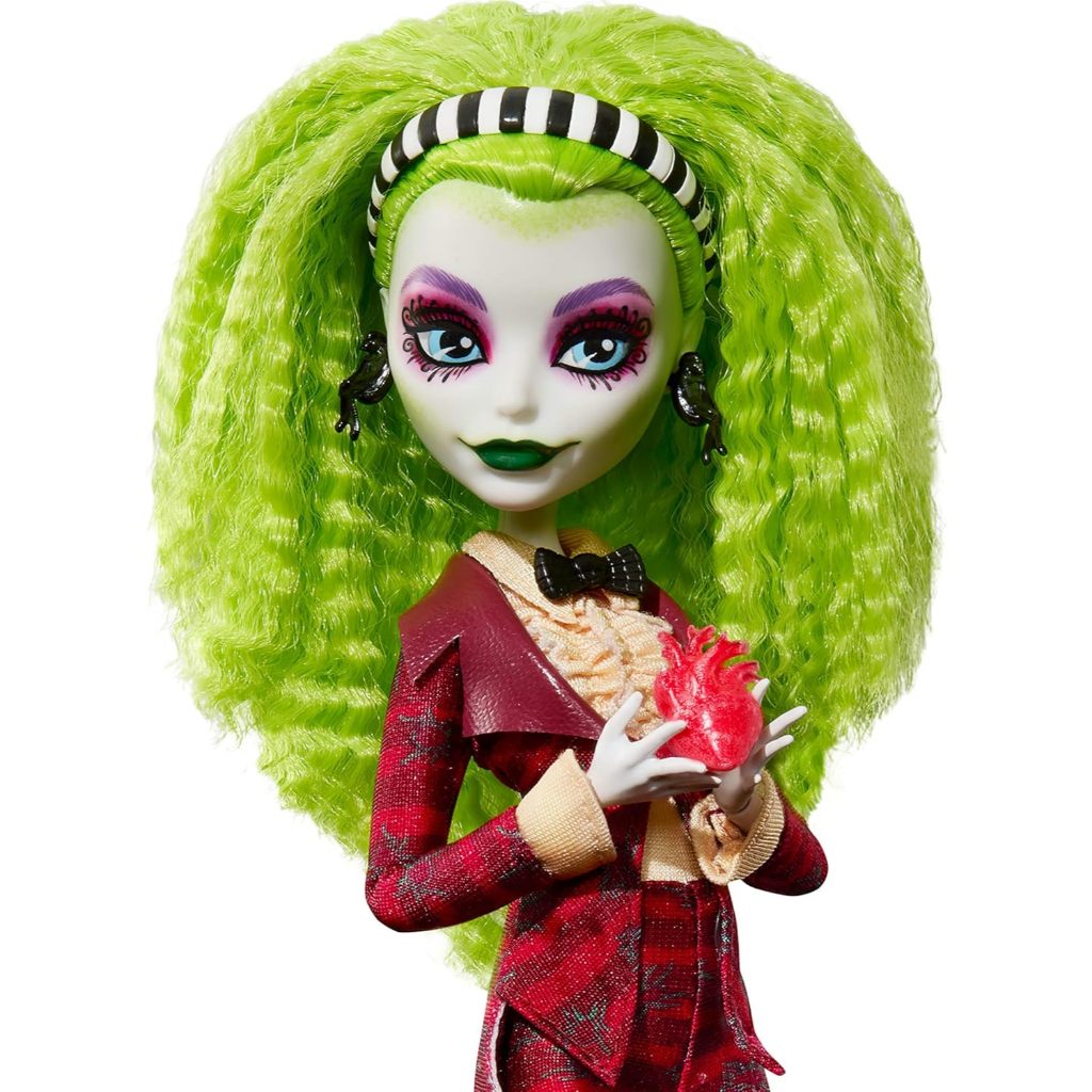 MONSTER HIGH SKULLECTOR BEETLEJUICE BEETLEJUICE DOLL 2-PACK, COLLECTIBLE BETELGEUSE AND LYDIA DEETZ
