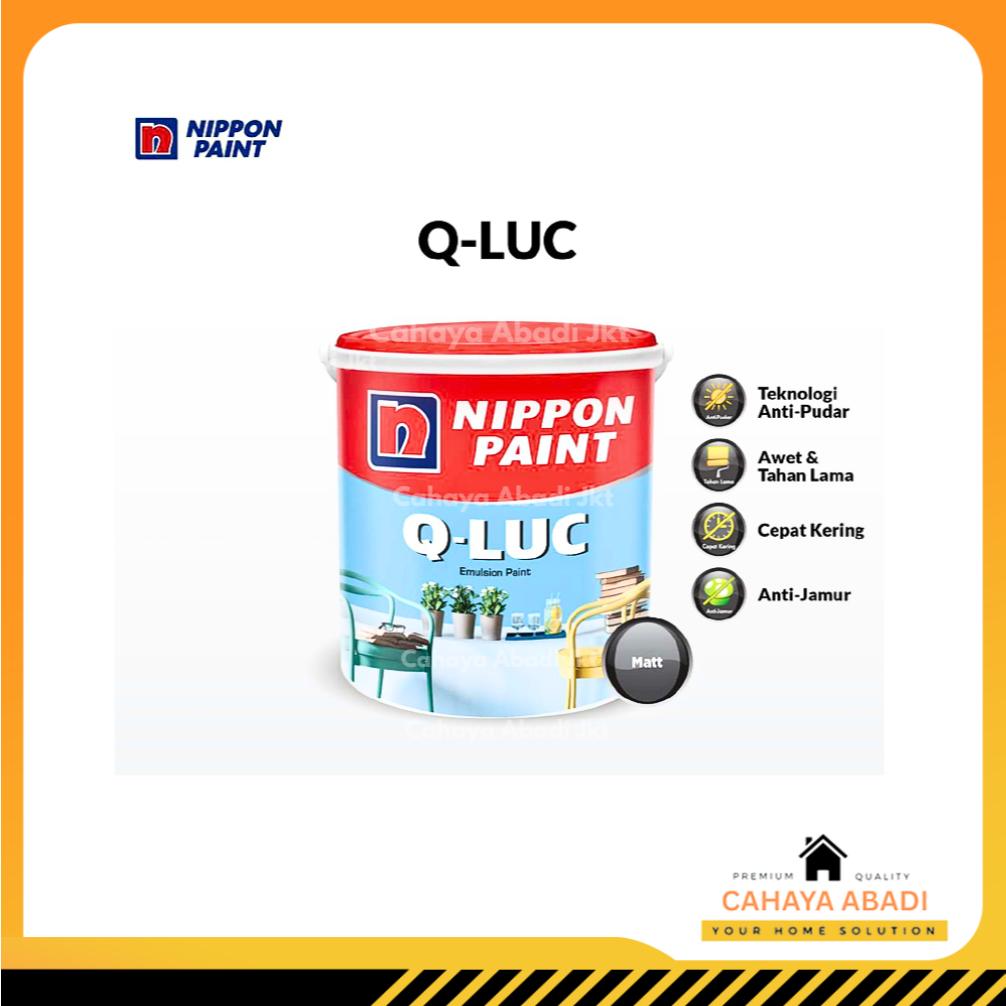 CAT TEMBOK QLUC NIPPON PAINT 18KG (GOSEND)