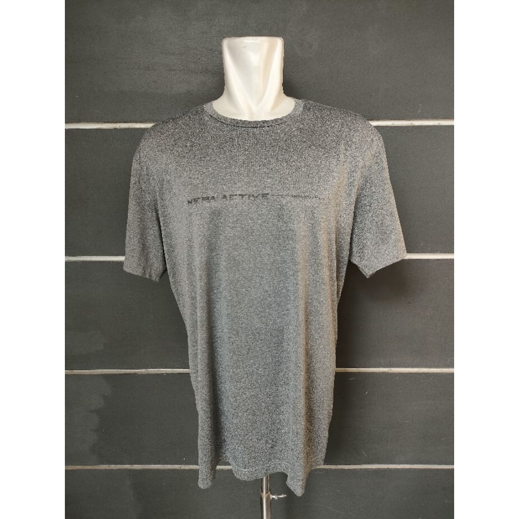 T-shirt Kaos olahraga Nepa abu XXL