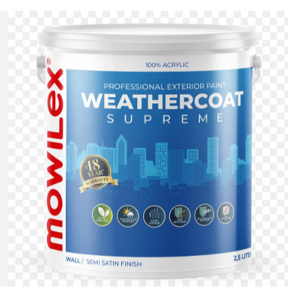 MOWILEX WEATHERCOAT SUPREME 2.5L WHITE W-1501