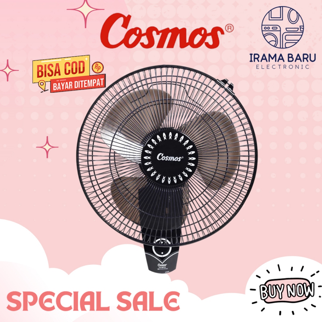 [COD READY] COSMOS WALL FAN / KIPAS ANGIN DINDING 16WFO / 16 WFO / 16-WFO (16 INCH) GARANSI RESMI