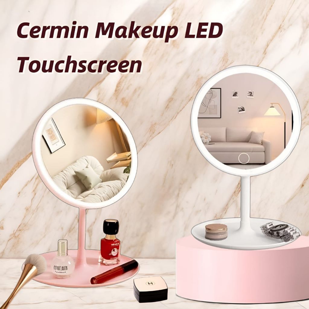 Cermin LED//Kaca LED Bisa Charger//Touchscreen•Supertop•