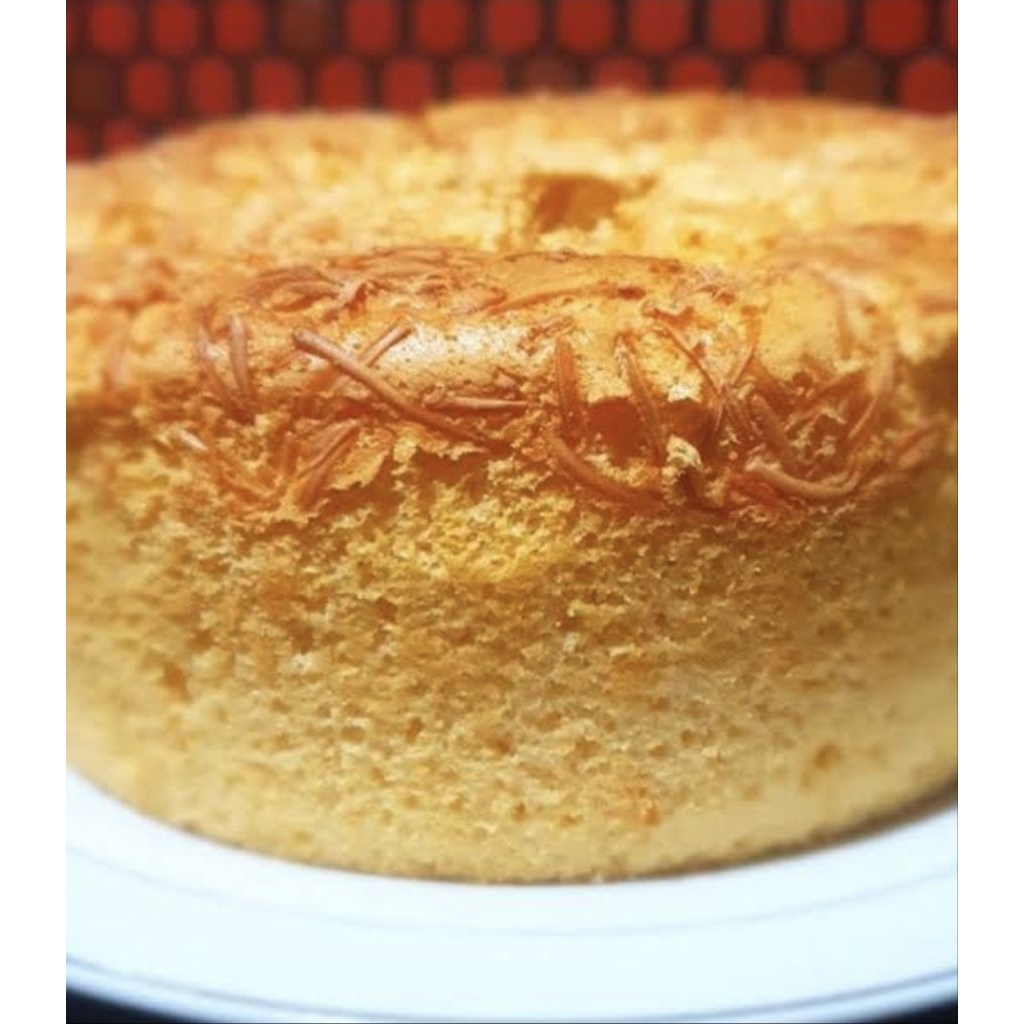 Chiffon cake keju sifon pandan