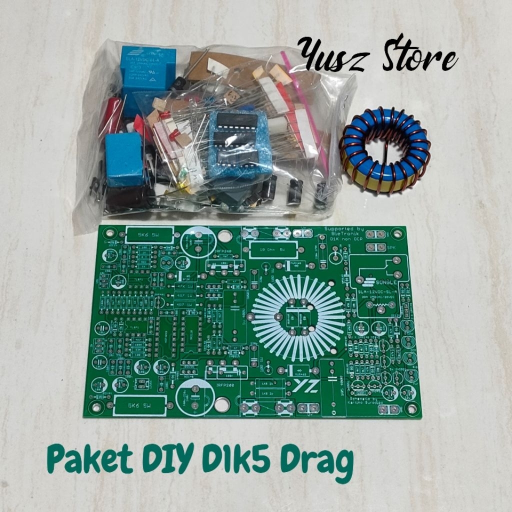 Paket DIY D1K5 Drag Class D Power Amplifier PCB Dobel Layer
