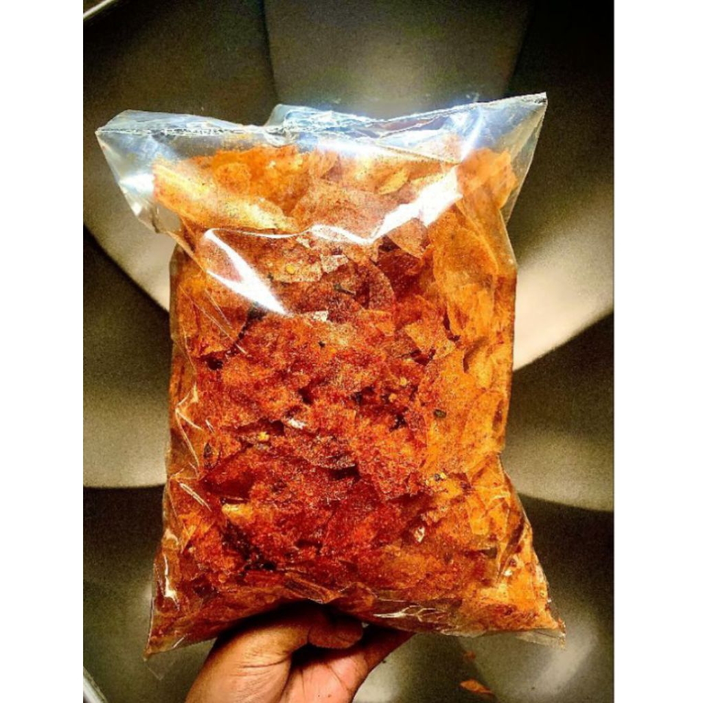 kripik kaca pedas daun jeruk 1kg