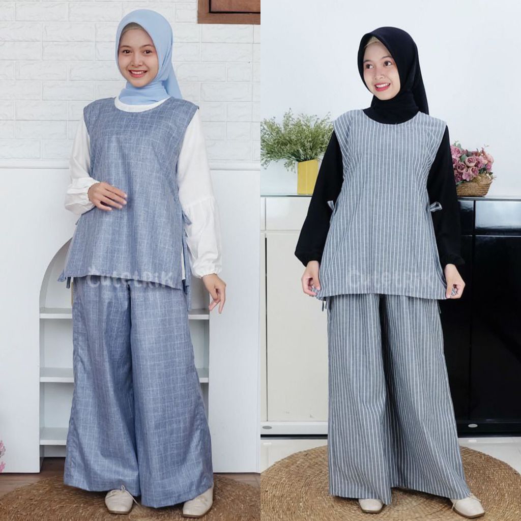 vii SET KULOT TUNIK CUTETRIK TERBARU ANAK PEREMPUAN REMAJA TANGGUNG TERBARUn