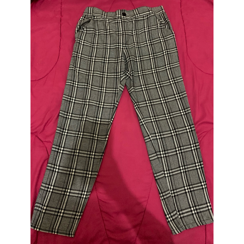 celana kain kotak kotak