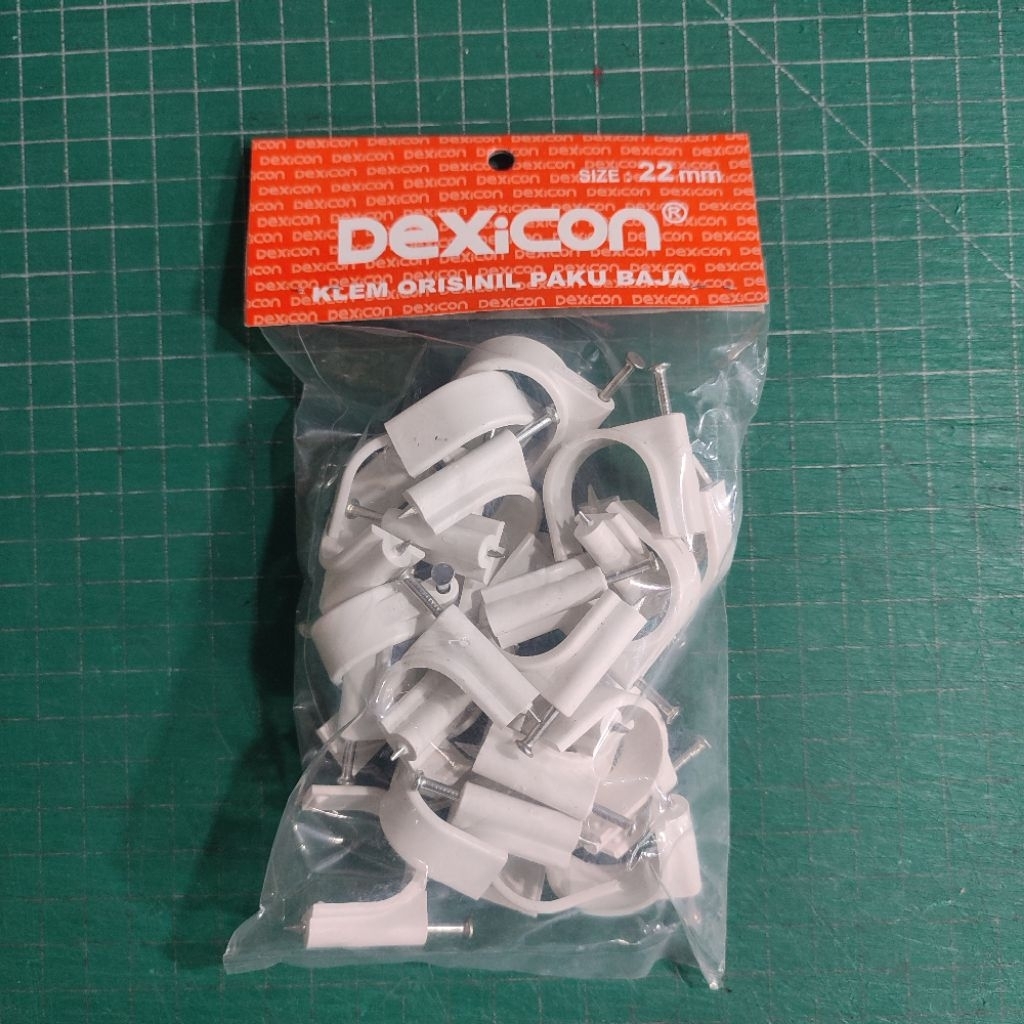 Klem Kabel Paku Beton ukuran 22mm