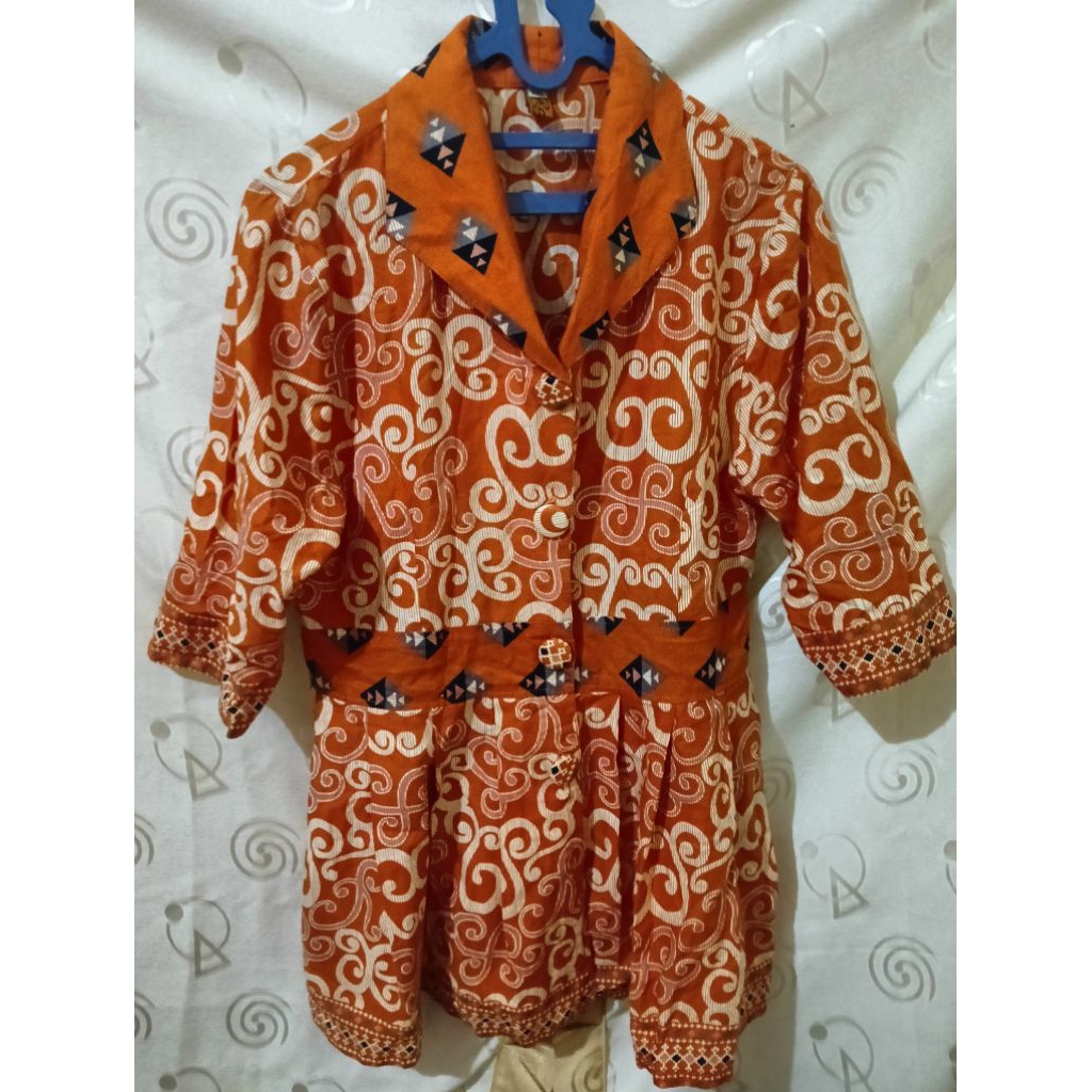 Baju Blouse Orange Wanita Preloved