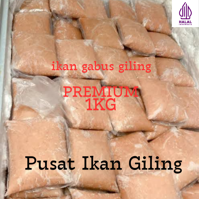 Ikan Giling Gabus PREMIUM 1kg Pusat Ikan Giling