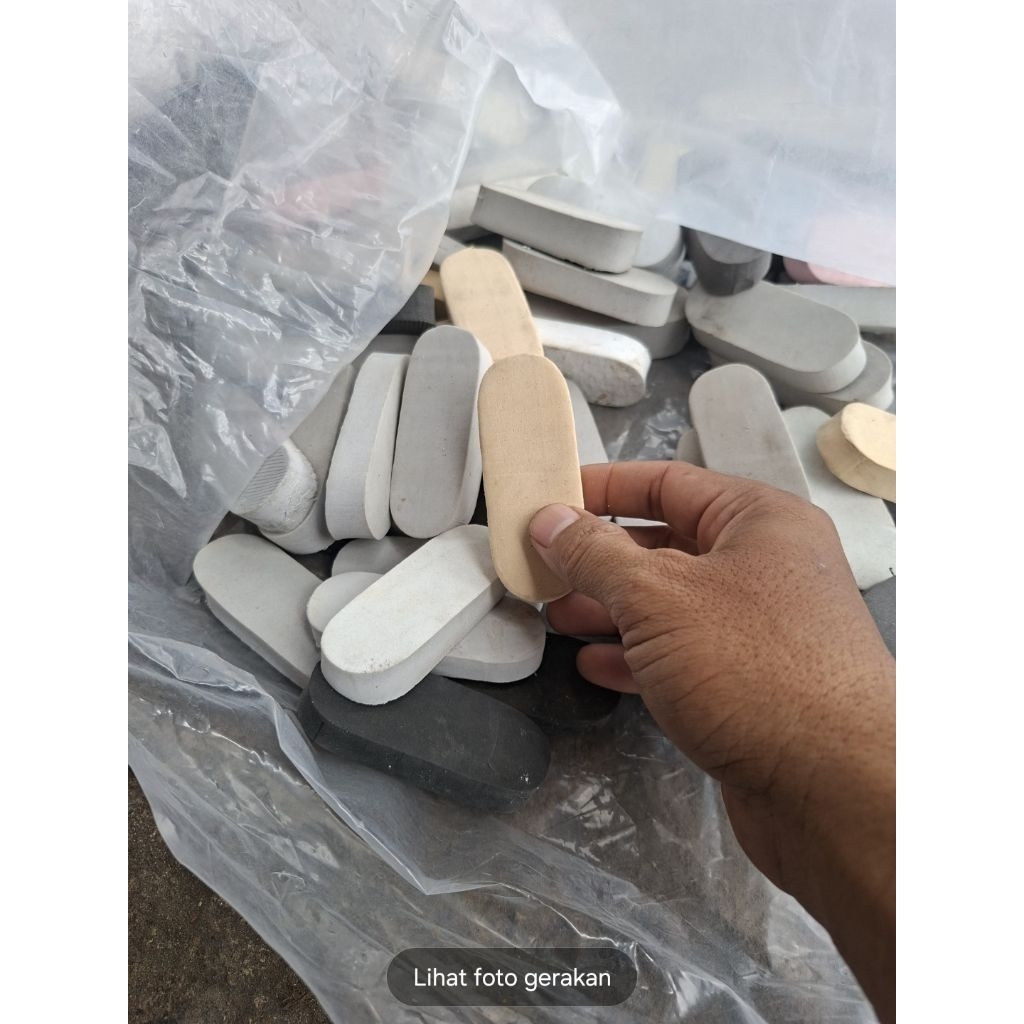 Pelampung jaring ikan sendal busa karet oval panjang