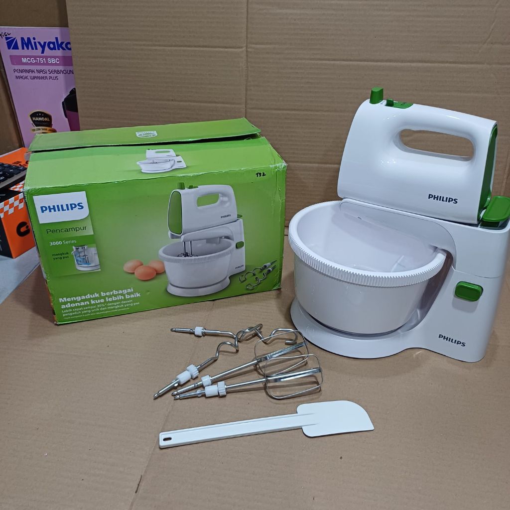 Philips Stand Mixer HR-1159 Mixer Dengan Dudukan Philips 170watt