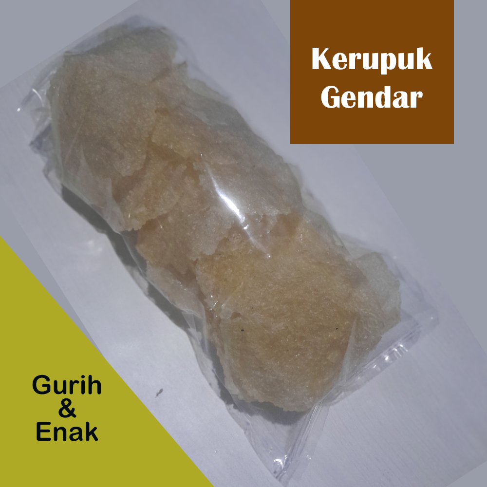 KERUPUK GENDAR (MENTAH) ASLI