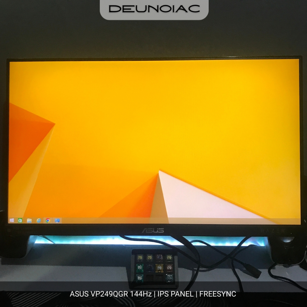 ASUS VP249QGR 144Hz GAMING MONITOR 23.8 inch IPS PANEL 1ms MPRT ELMB Free Sync Frameless - Bekas Sec