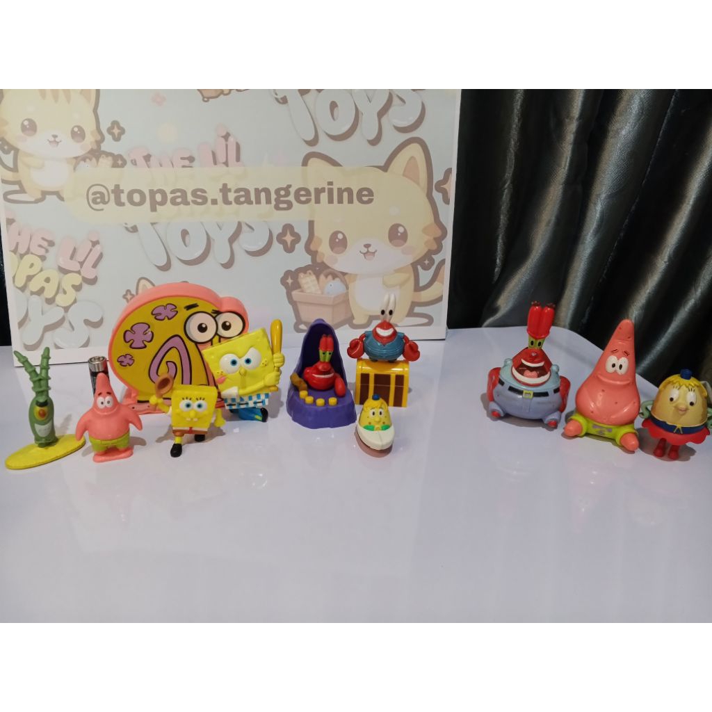 SpongeBob mix series McD Happy Meal Burger King KFC