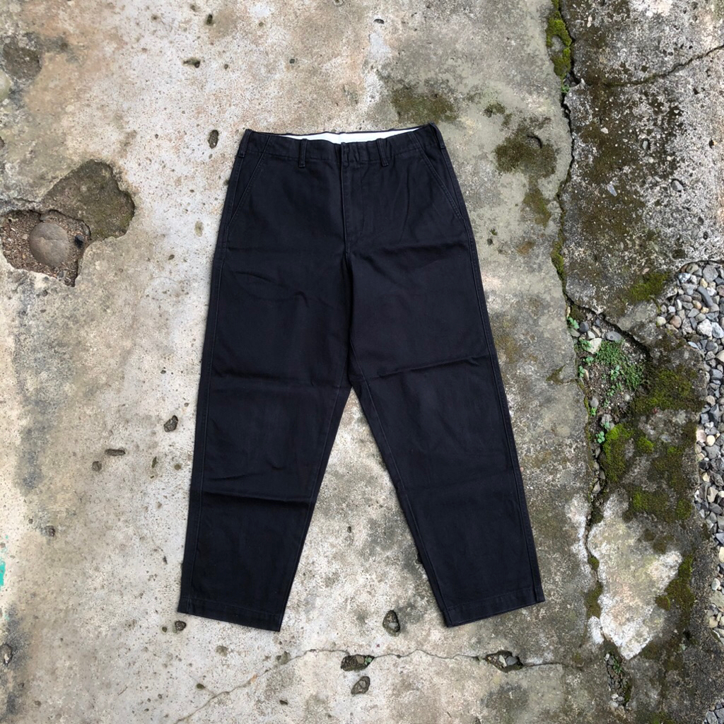 Chino denim baggy pants uniqlo series U ( second/bekas )