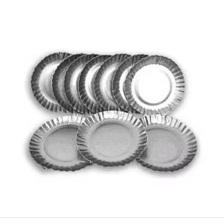 3 PILIHAN Piring Kue Kertas 100 pcs/ Piring Kertas Persegi Panjang Perak Ulang Tahun