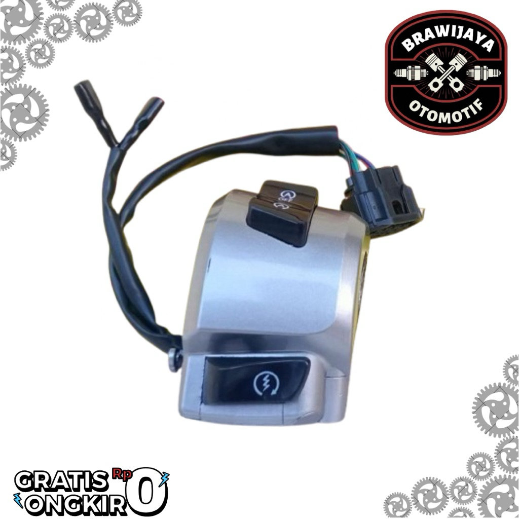 BRAWIJAYA - Holder Kanan K2F Saklar Tombol Starter Honda All New Scoopy 2021 2022 2023 2024 2025