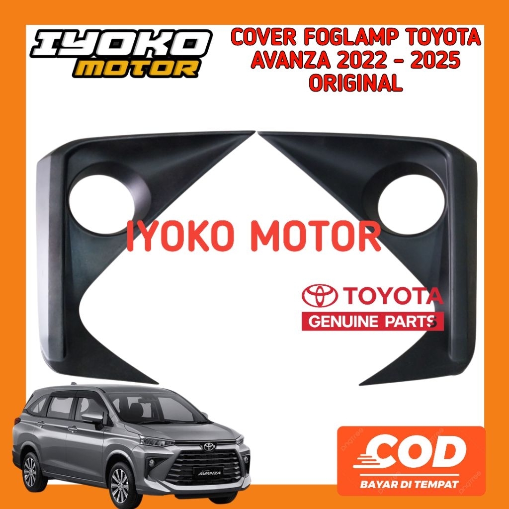 COVER FOGLAMP TOYOTA AVANZA 2022 - 2025 ORIGINAL
