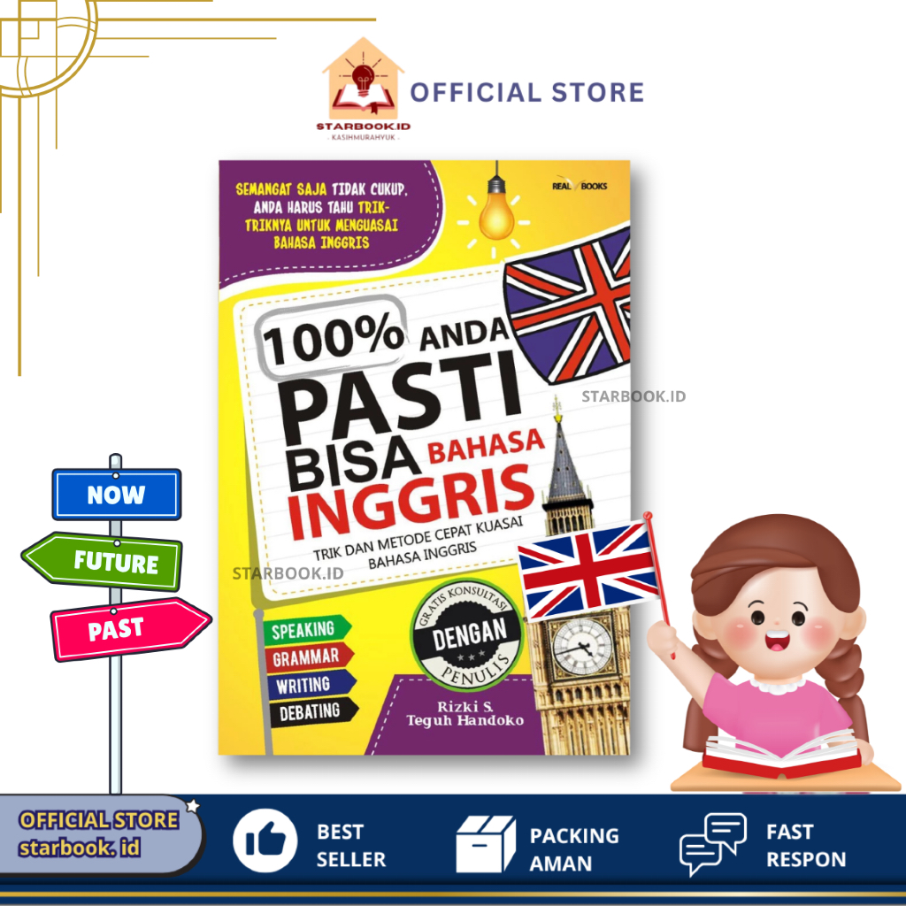 Buku Bahasa Inggris 100% Anda Pasti Bisa Bahasa Inggris