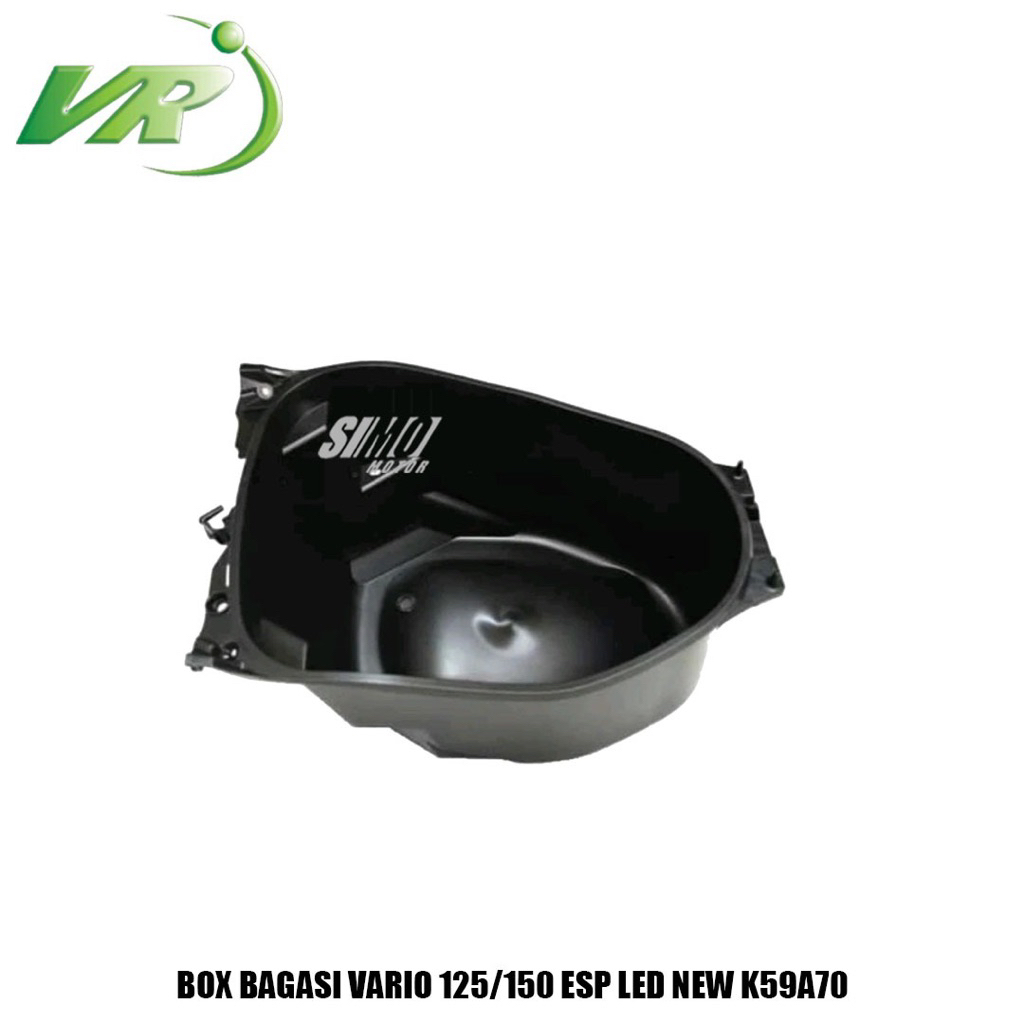 BOX BAGASI JOK MOTOR VARIO 125 150 NEW LED K59 K60 2018 2019 2020 2021 PRESISI TEBAL VR