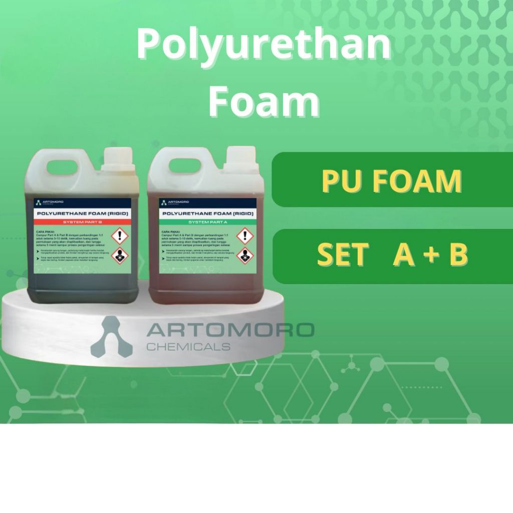 PU A & PU B - 1 Kg SET PU Polyurethane Foam (Rigid) PU FOAM