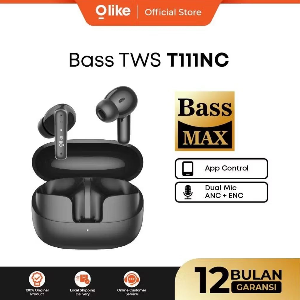Olike T111nc TWS ANC ENC Headset Bluetooth 5.3 Earphone Wireless Original