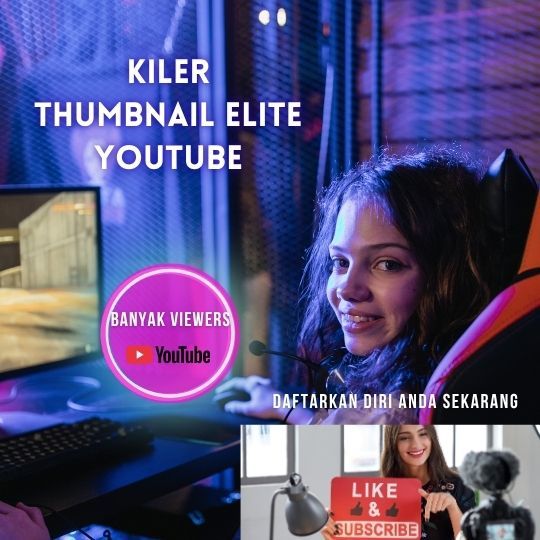 Killer Thumbnail Elite YouTube | Kelas Desain Thumbnail Viral YouTube, CTR Naik, Views Meledak